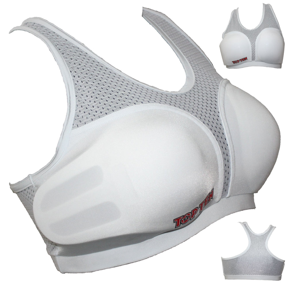 Sports bra inserts from TOP TEN for contact athletes